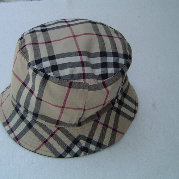 AUTHENTIC BURBERRY NOVA CHECK BUCKET HAT VGC - Picture 13 of 13